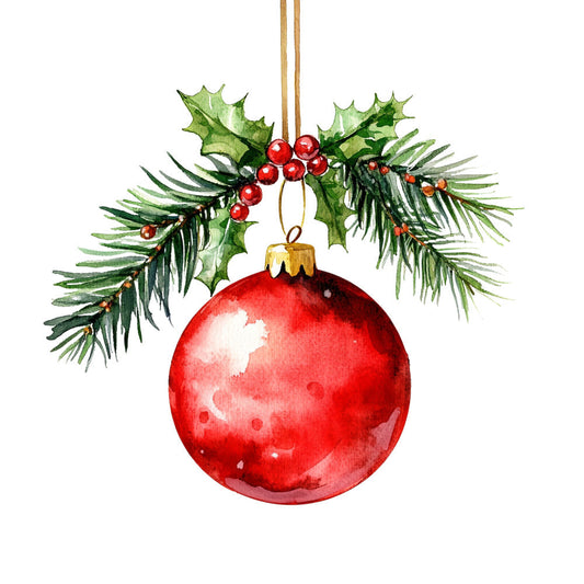 Rustic Christmas Fabric Panel 4
