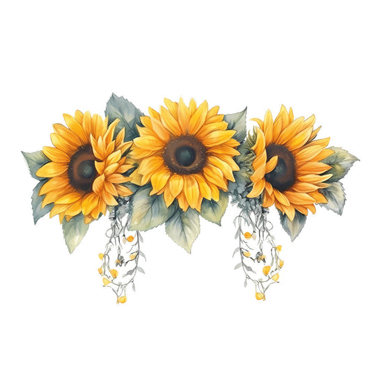 Summer Sunflowers Fabric Panel 19