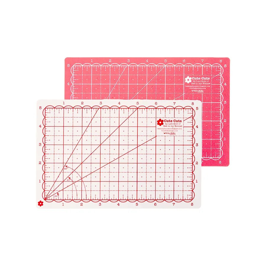 RB Lori Holt Cute Cuts Cutting Mat Tea Rose and Latte