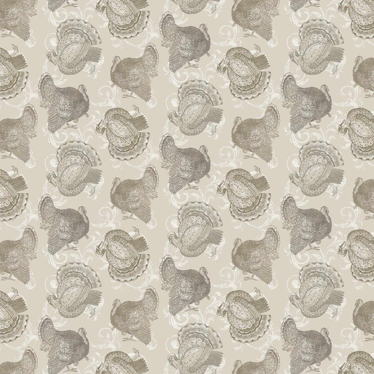 Turkey Time Fabric Collection - 8 Fat Quarter Bundle